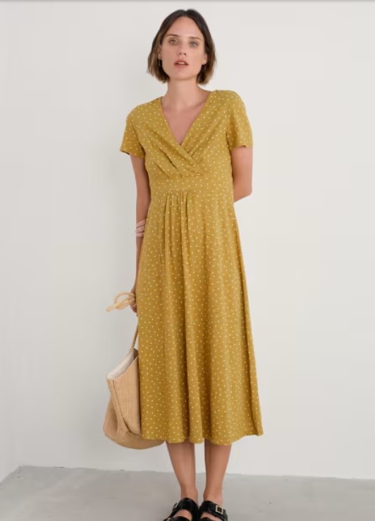 Chapelle Dress Rustic Spot Pear