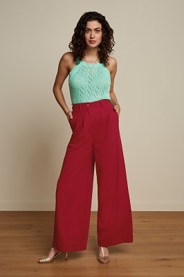 Marlene Pants Timba Cherry Red