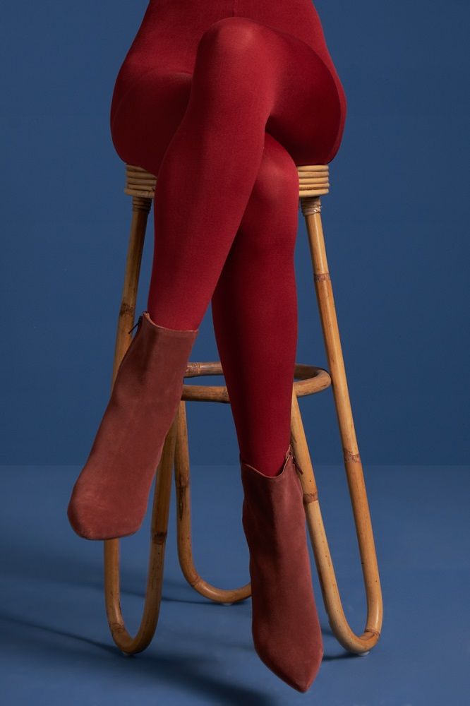Tights Solid True Red