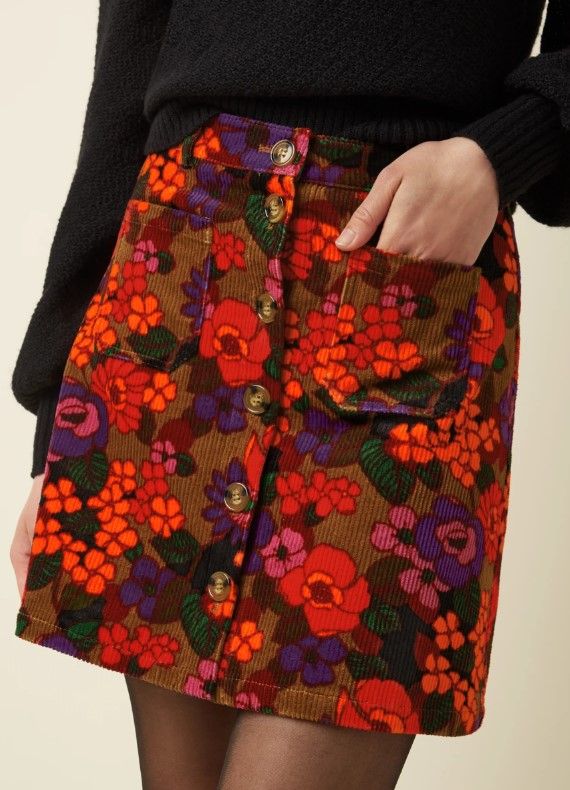 Garbo Mini Skirt Ramone Multi Color