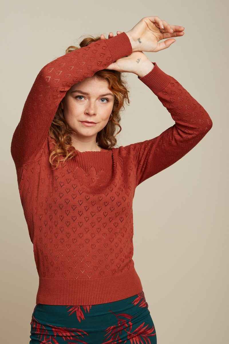 Bella Top Heart Ajor Spicy Brown