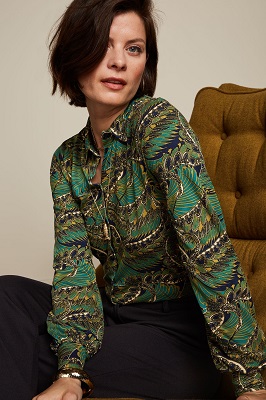 Maisie Blouse Venus Blue