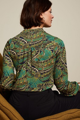 Maisie Blouse Venus Blue