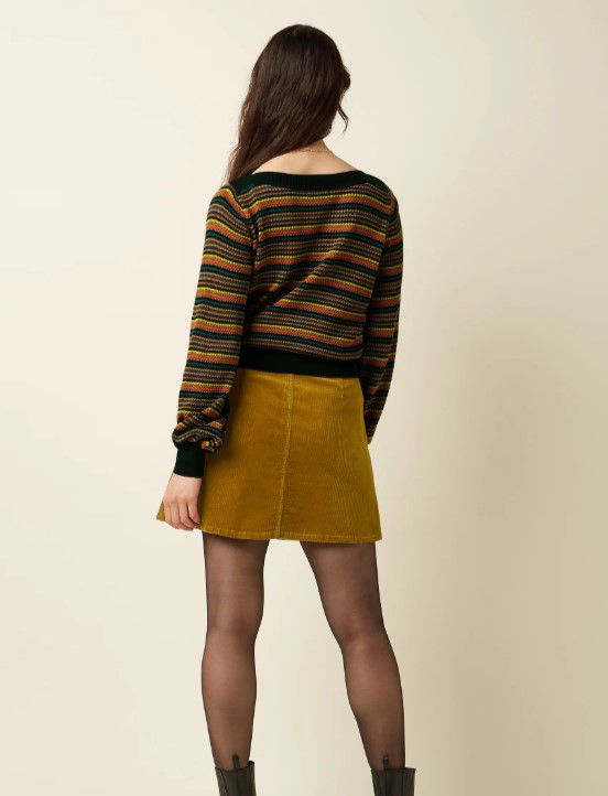 Garbo Skirt Corduroy Golden Brown