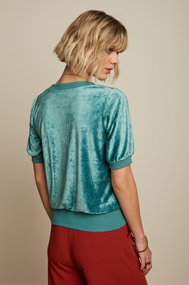 Ronnie Top Uni Pepper Smoke Green