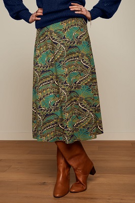 Juno Midi Skirt venus Blue