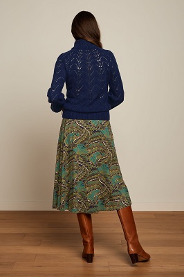 Juno Midi Skirt venus Blue