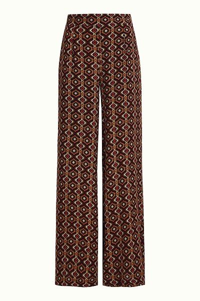 Palazzo Pants Hotspot Beaujolais Red