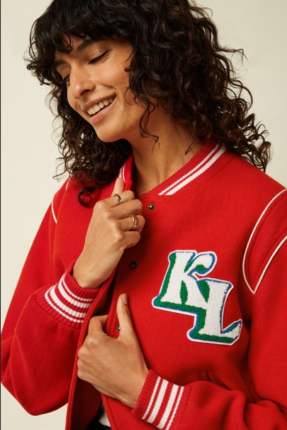 Varsity Jacket Arizona Fire Red