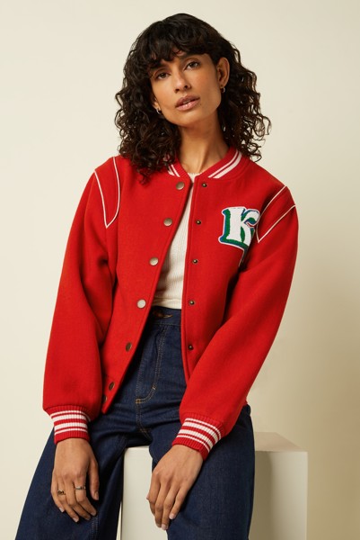 Varsity Jacket Arizona Fire Red