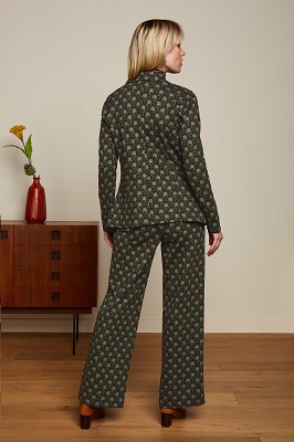 Federica Pants Miller Posey green