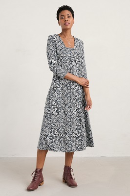Waterfront Dress Fish Swirl Maritime