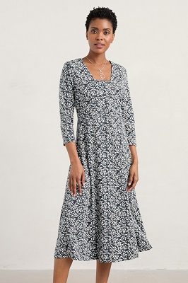 Waterfront Dress Fish Swirl Maritime