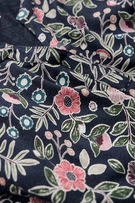 Risso Top Folcloric Floral Maritime