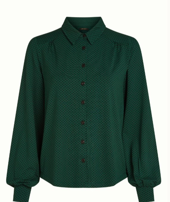 Carina Blouse Piper Botanical Green