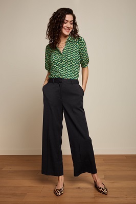 Carina Blouse Brazza Jasper Green