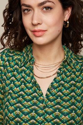 Carina Blouse Brazza Jasper Green